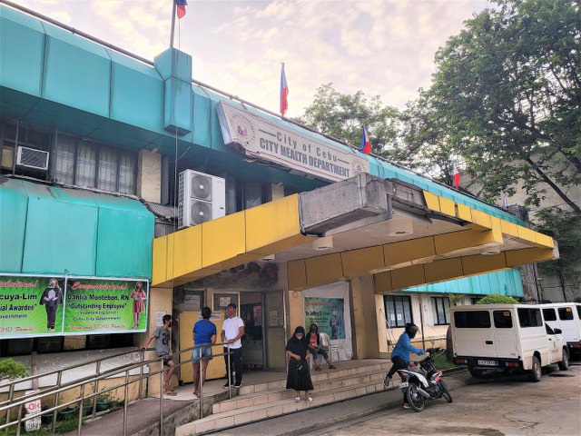 Cebu City Health Department entrance. 