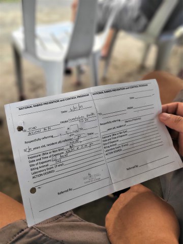 barangay vaccination referral form