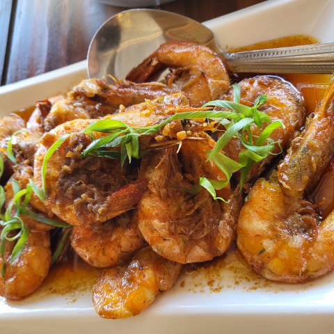 Garlic shrimp lapyahan Compostela cebu