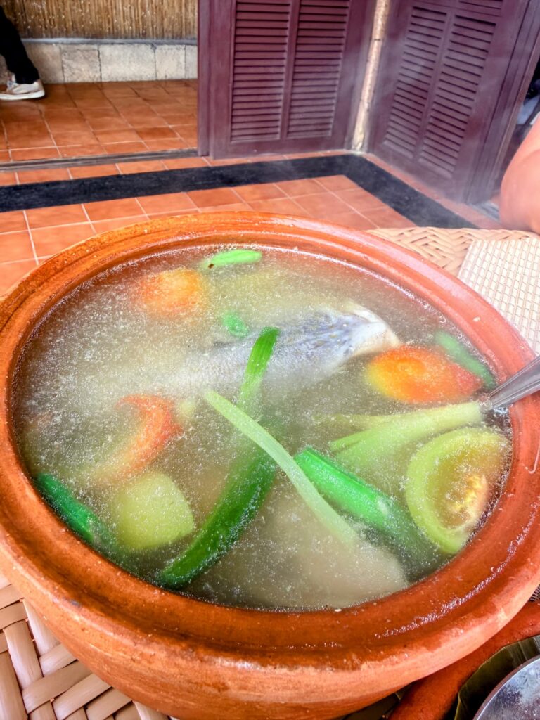 Fish Tinola at Pino Restaurant Danao