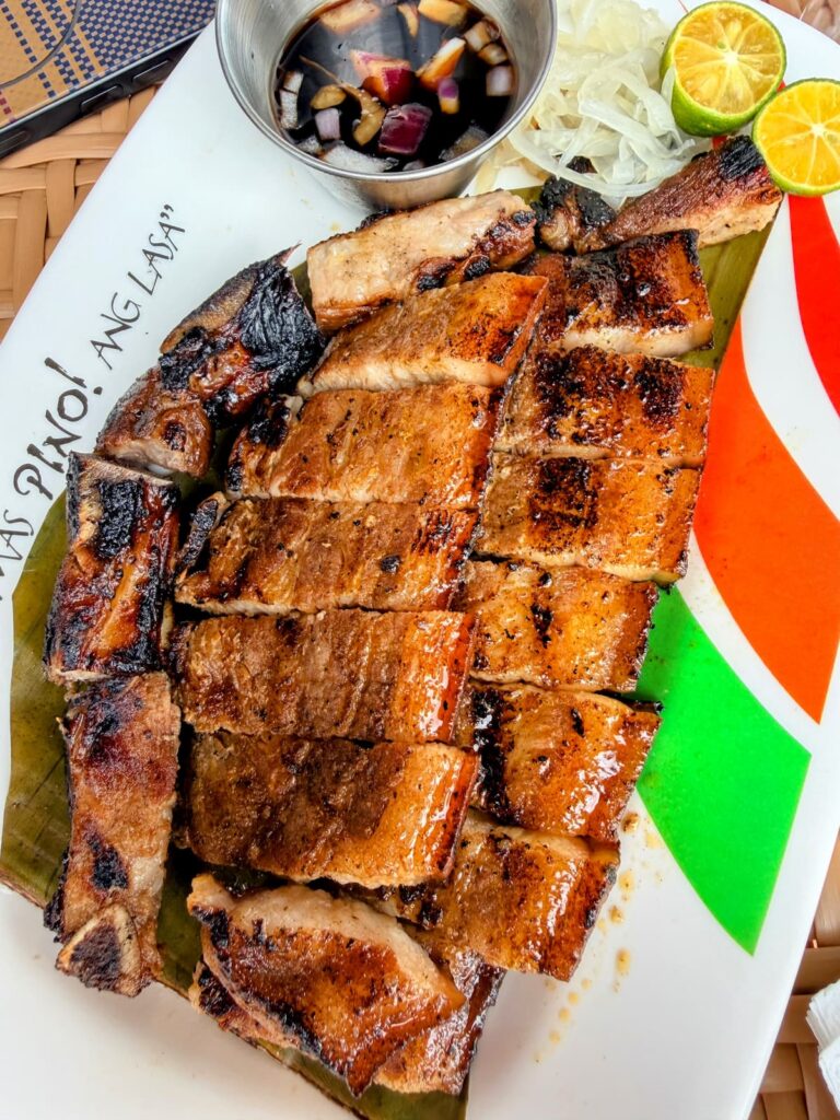 Grilled Pork Belly at Pino Restaurant Danao